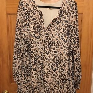 Mumu large print tunic